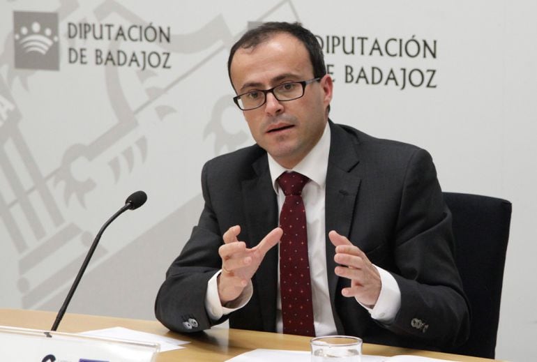 Miguel Ángel Gallardo, presidente de la Diputación de Badajoz.