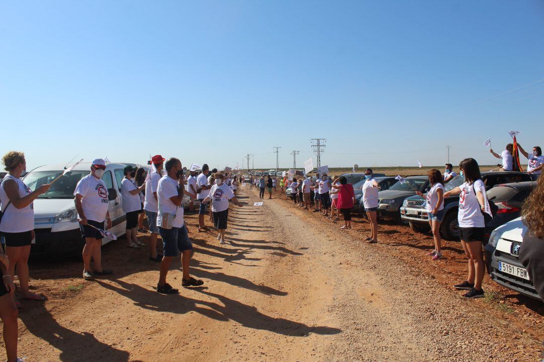 Protestas en Quintanar del Rey contra la macrogranja porcina