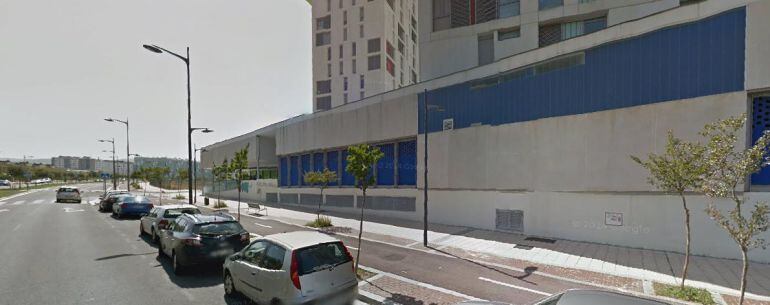 Avenida Reina Sofía en el barrio de Zabalgana