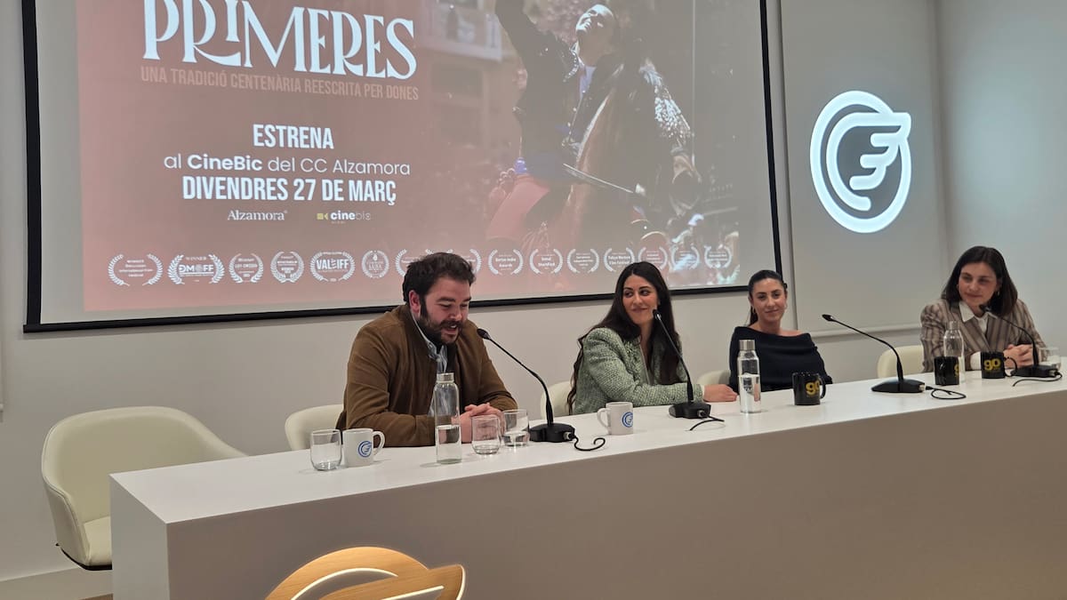 'Les primeres' podrá verse en los Cine BIC del Centro Comercial Alzamora desde el 27 de marzo