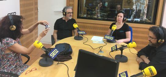 Antonio Tapia, Marcos Amorós, Silvia Viñao y Kesia, en Hoy por hoy.