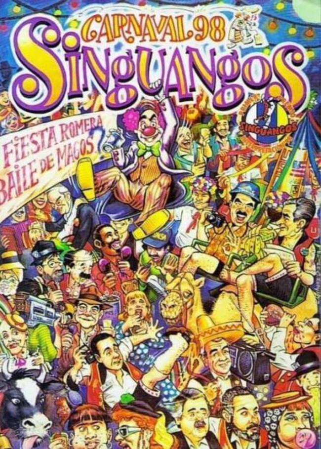 Libreto de la murga Los Singuangos (1987)