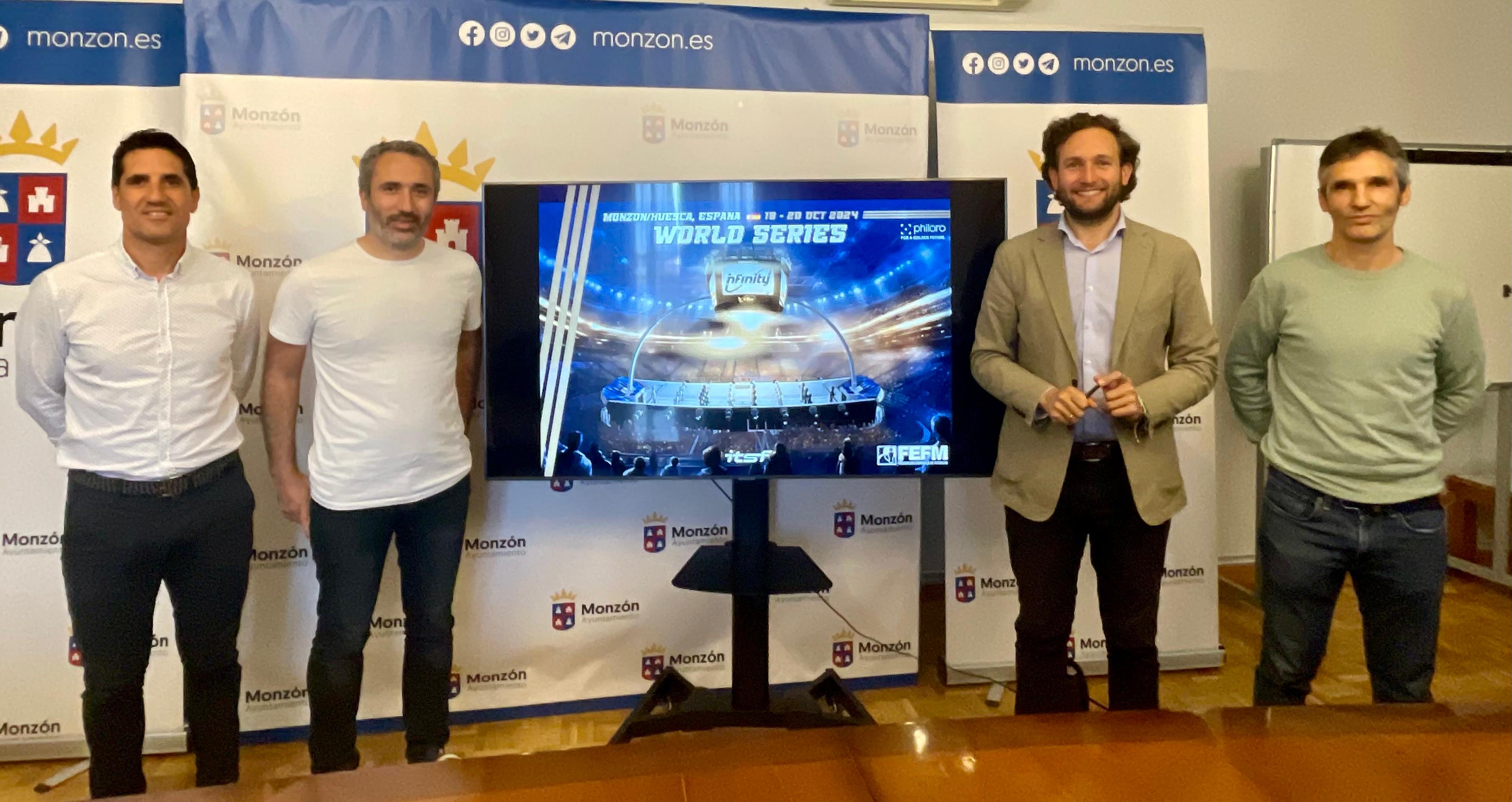 Presentación del campeonato mundial de futbolín ‘Infinty World’ que se celebrará en Monzón