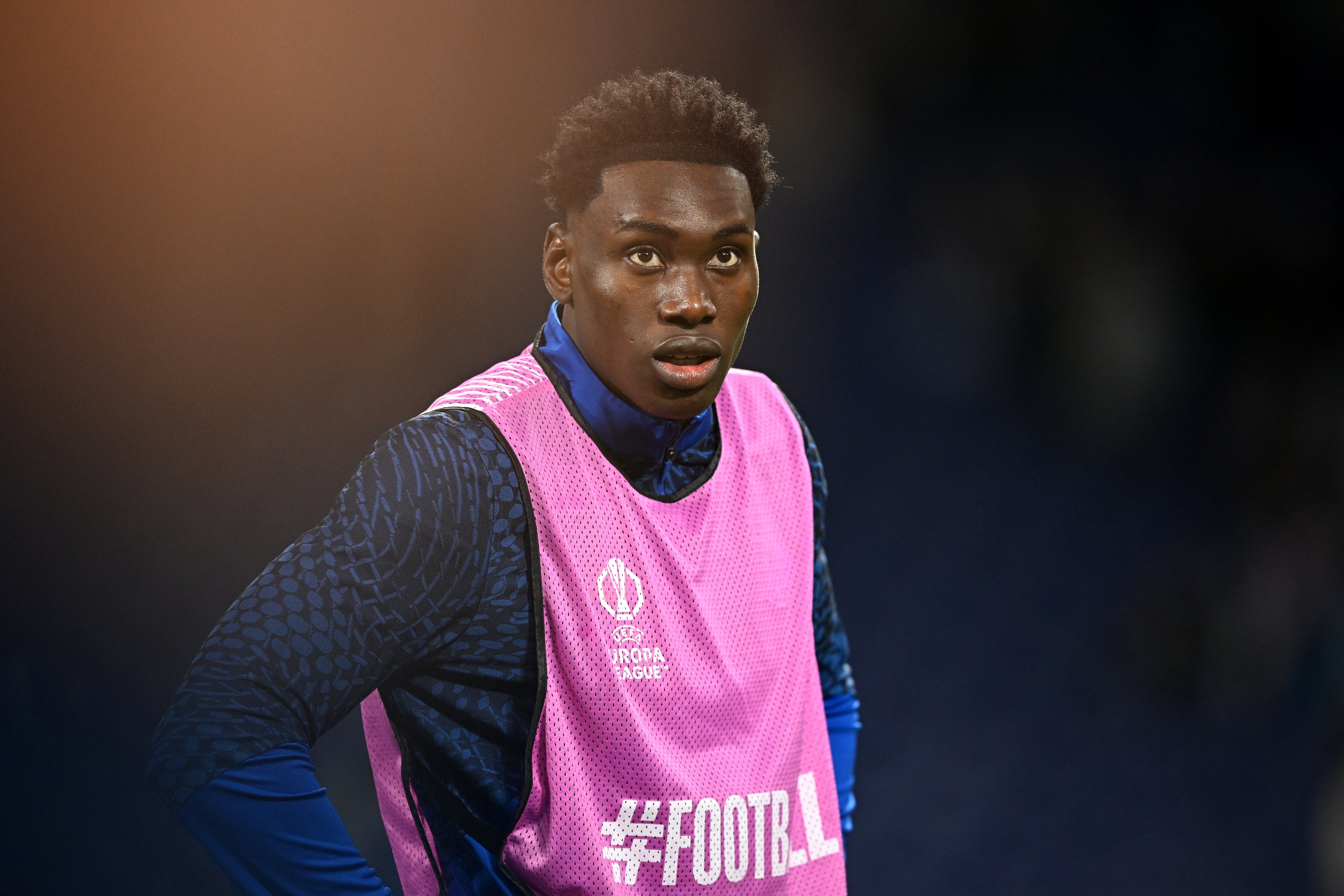 Samu, durante un partido con el Porto en la Europa League