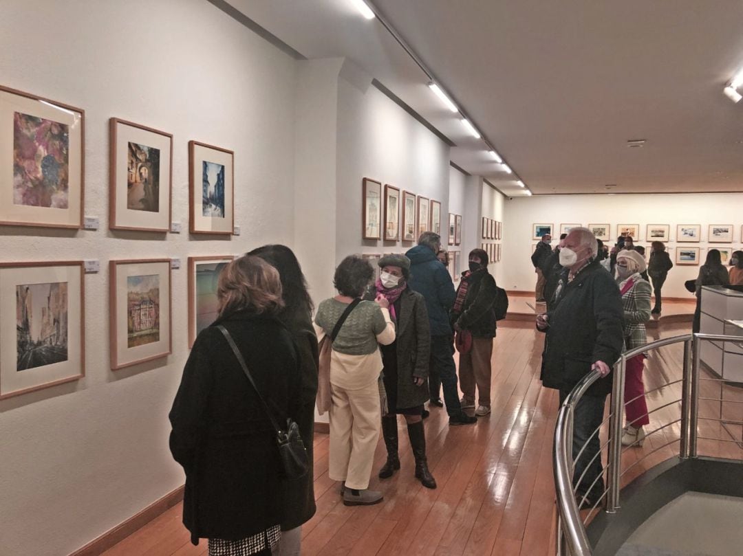 La Agrupación de Acuarelistas vascos celebra su vigesimoséptima exposición de acuarelas en pequeño formato en la Sala Lumbreras en Bilbao