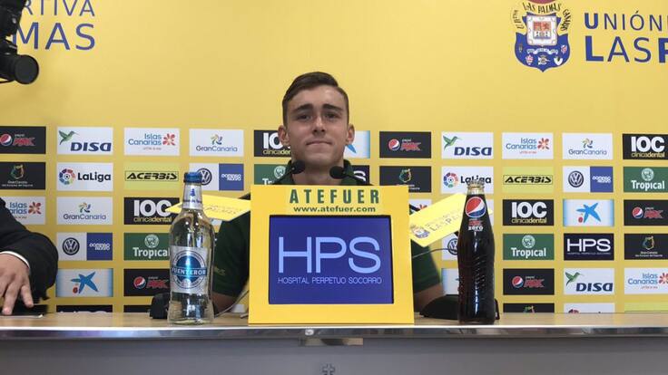 Diego Parras, jugador de la UD Las Palmas