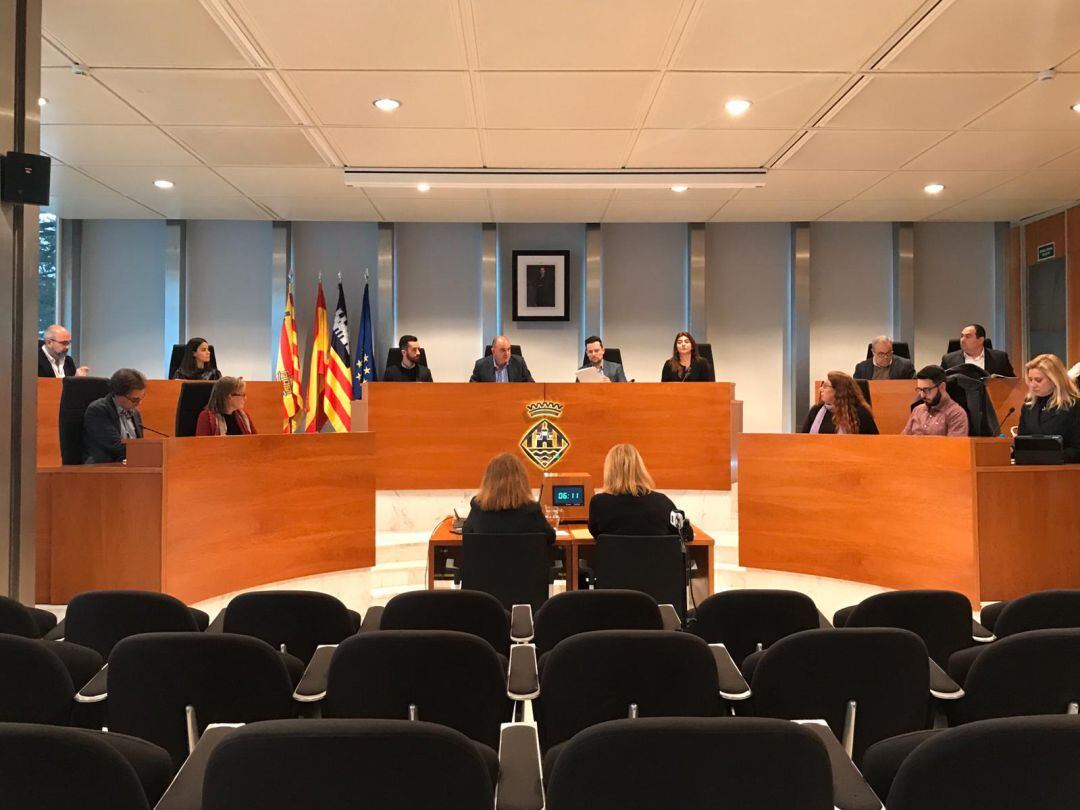 Imagen del pleno del Consell de Ibiza de este viernes