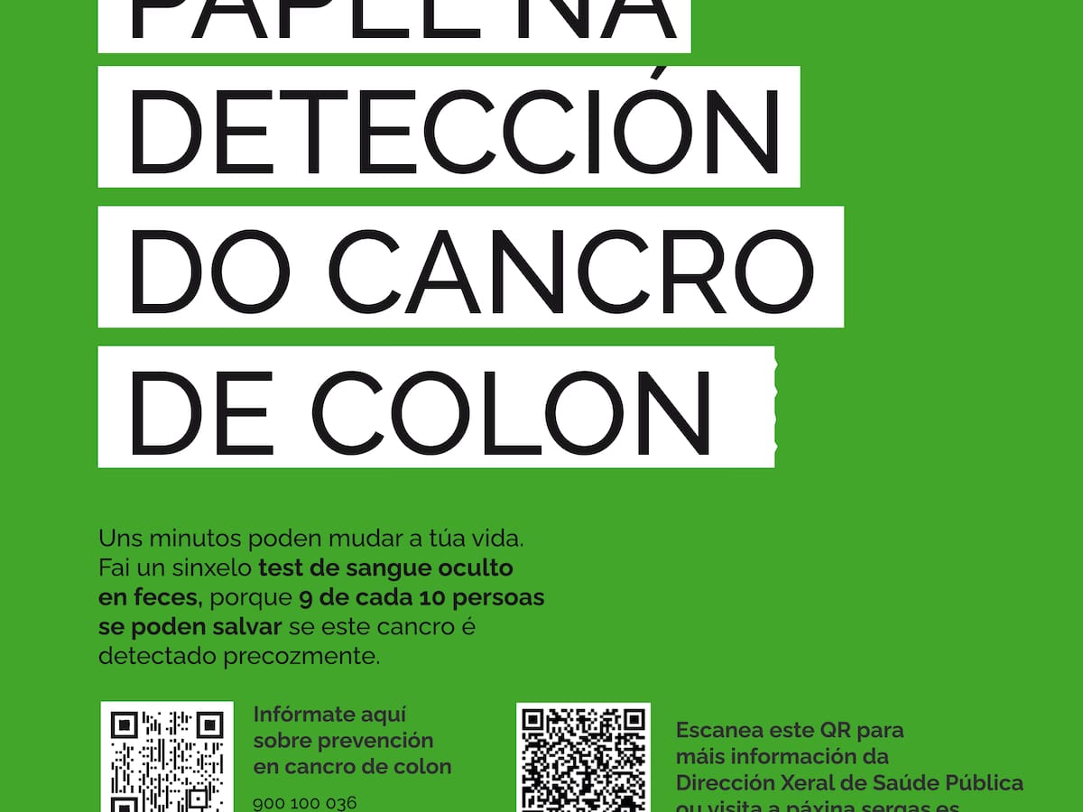 9 de cada 10 casos de cáncer de colon podrían sobrevivir si se detecta con tiempo