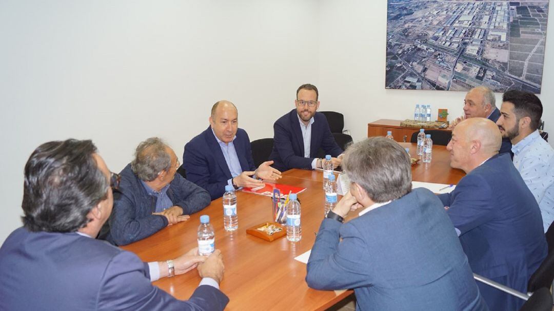 Alejandro Soler durante el encuentro con los empresarios