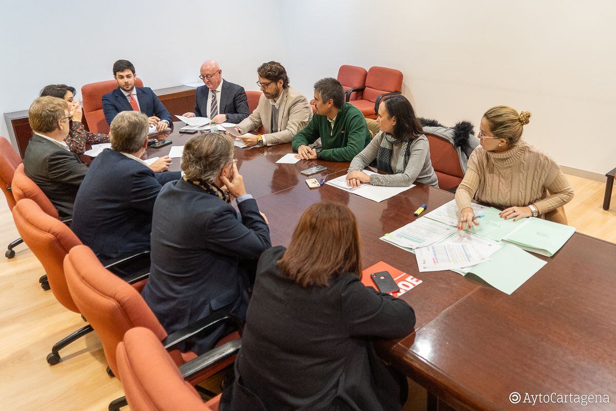 Comisión de Hacienda e Interior que ha abordado el proyecto de presupuestos municipales para 2024