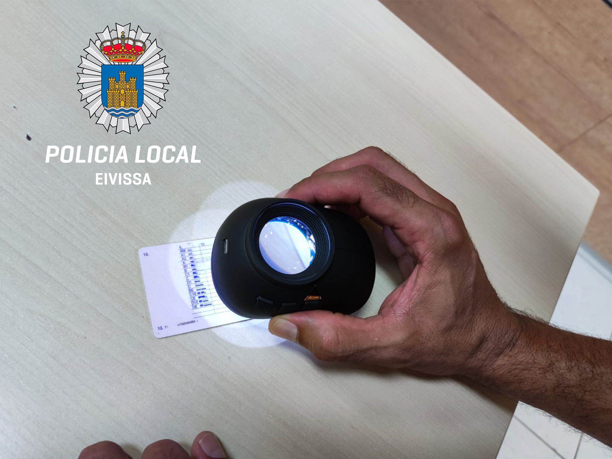 El hombre presentó una documentación falsa