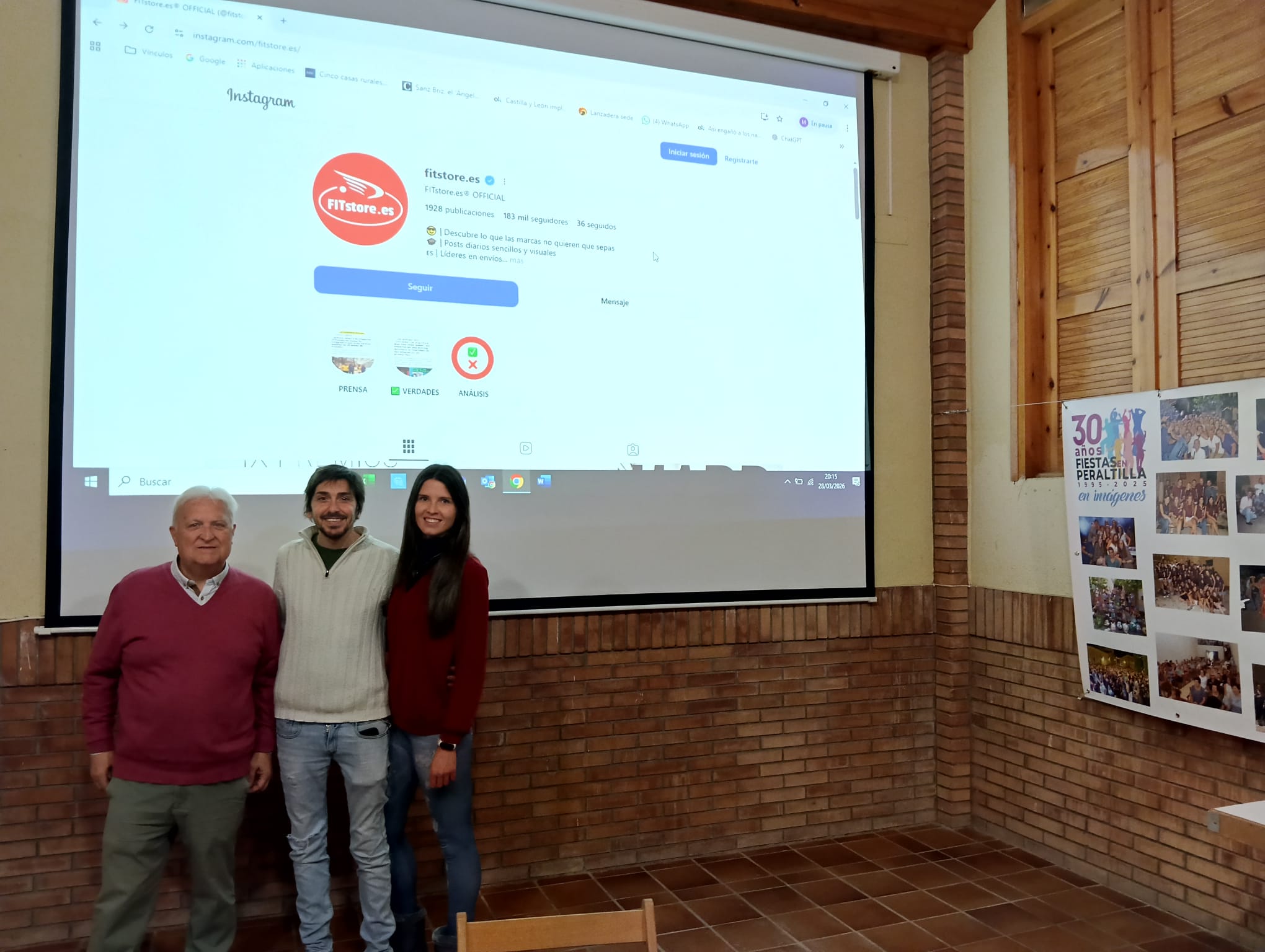 Luis Cañada y Raquel Felis comparten en Peraltilla su exitoso proyecto empresarial FITstore