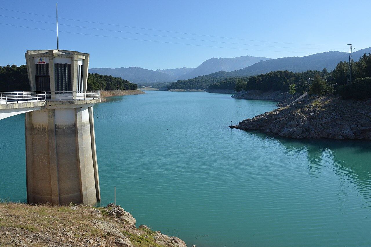 El pantano de la Bolera en Pozo Alcón, en la provincia de Jaén