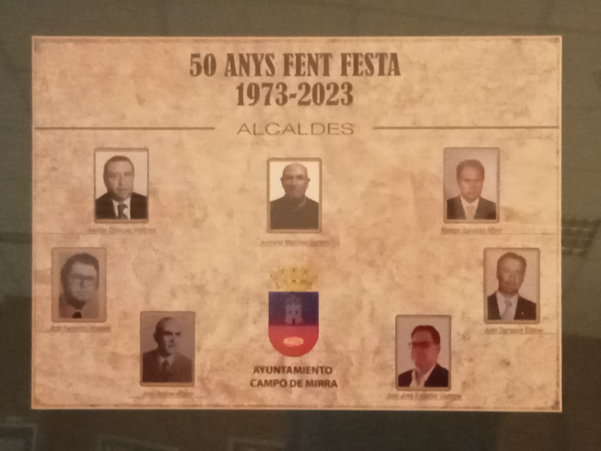 Los Alcaldes de estos últimos 50 años