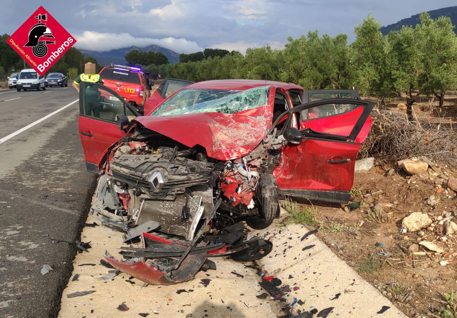 Imagen del accidente