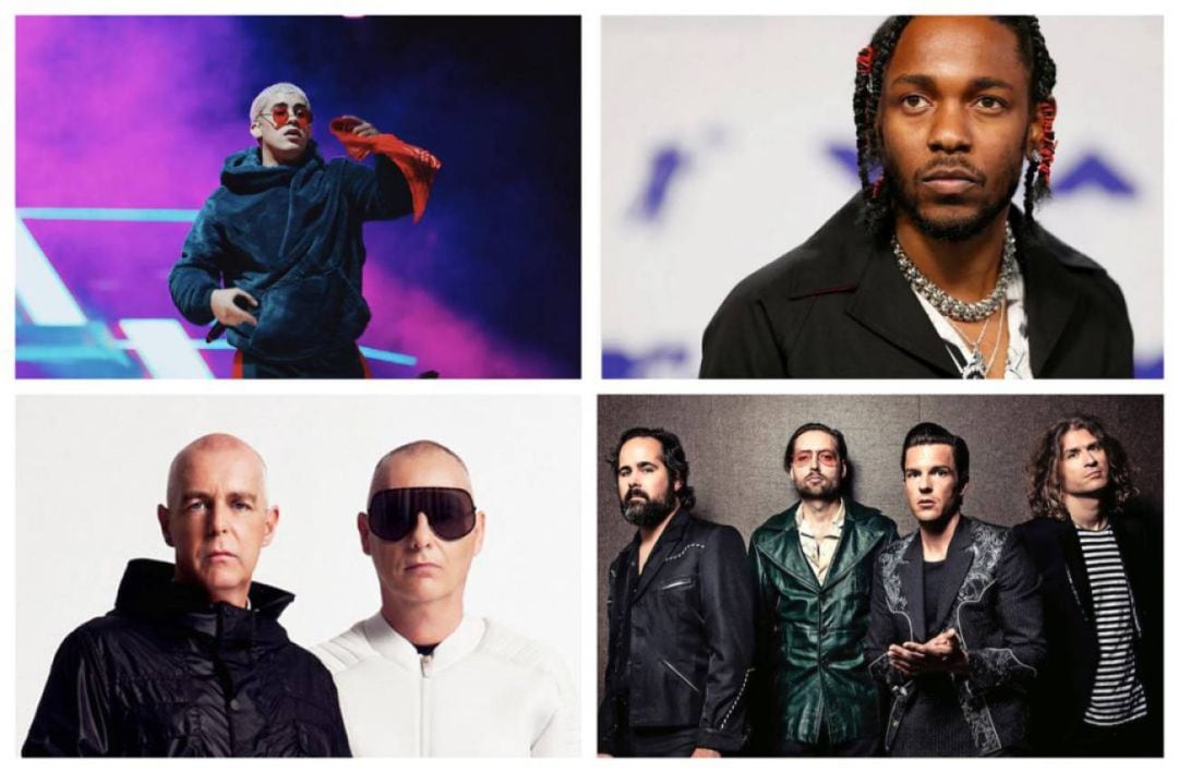 Kendrick Lamar, The Killers, Pet Shop Boys, Placebo, Bad Bunny y FKA twings, son los principales reclamos