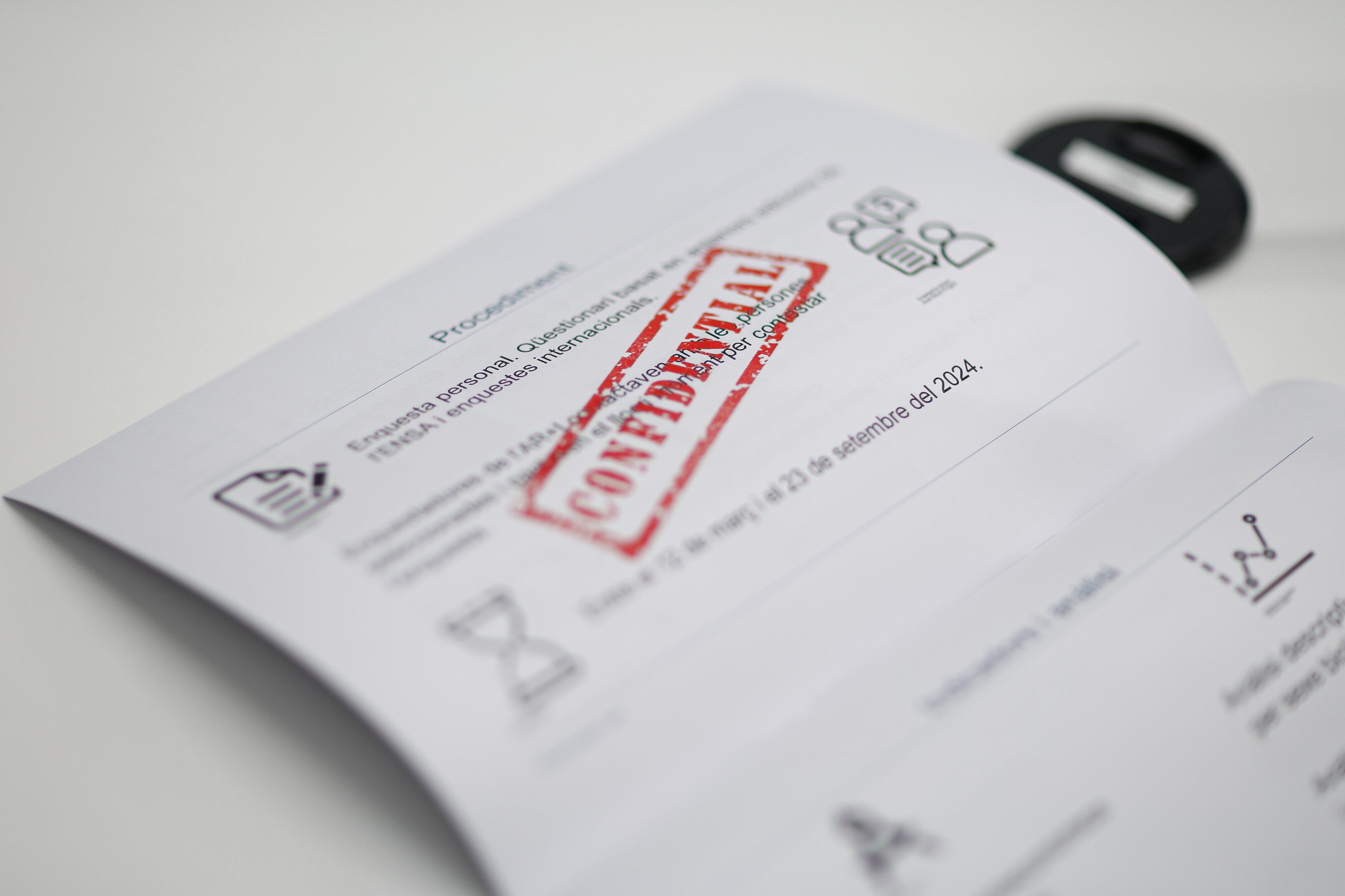 Les dades incloses a l'enquesta nacional de salut són confidencials