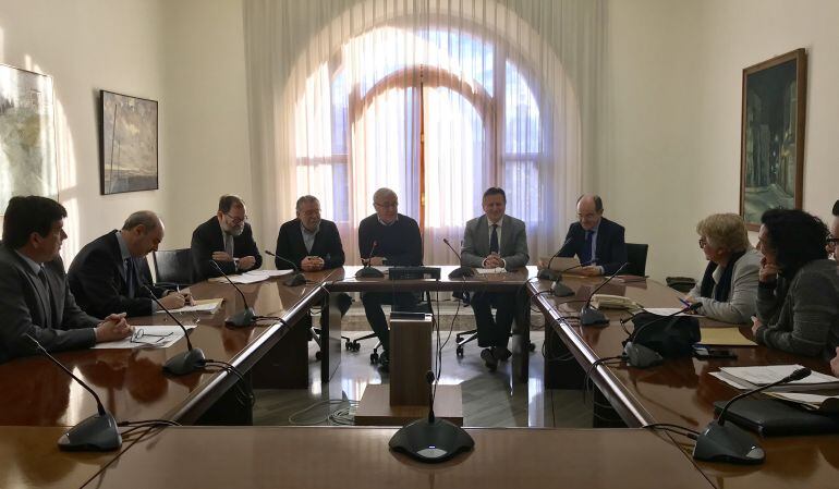 Comisión de hacienda del Ayuntamiento en la que se ha discutido el nuevo reglamento municipal
