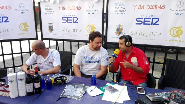 Tino Ugidos, Sergio García y Alberto Calleja