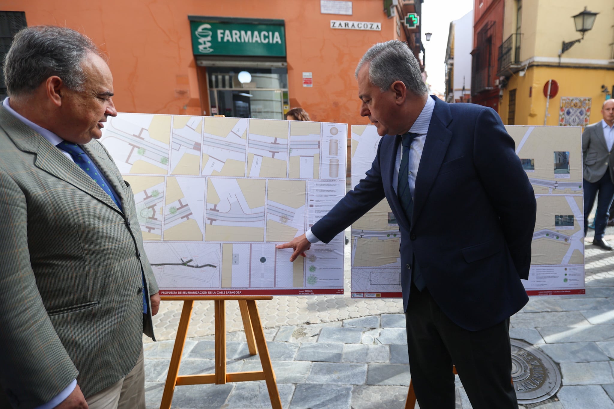 El alcalde de Sevilla anuncia que las obras de la calle Zaragoza comienzan después de Semana Santa