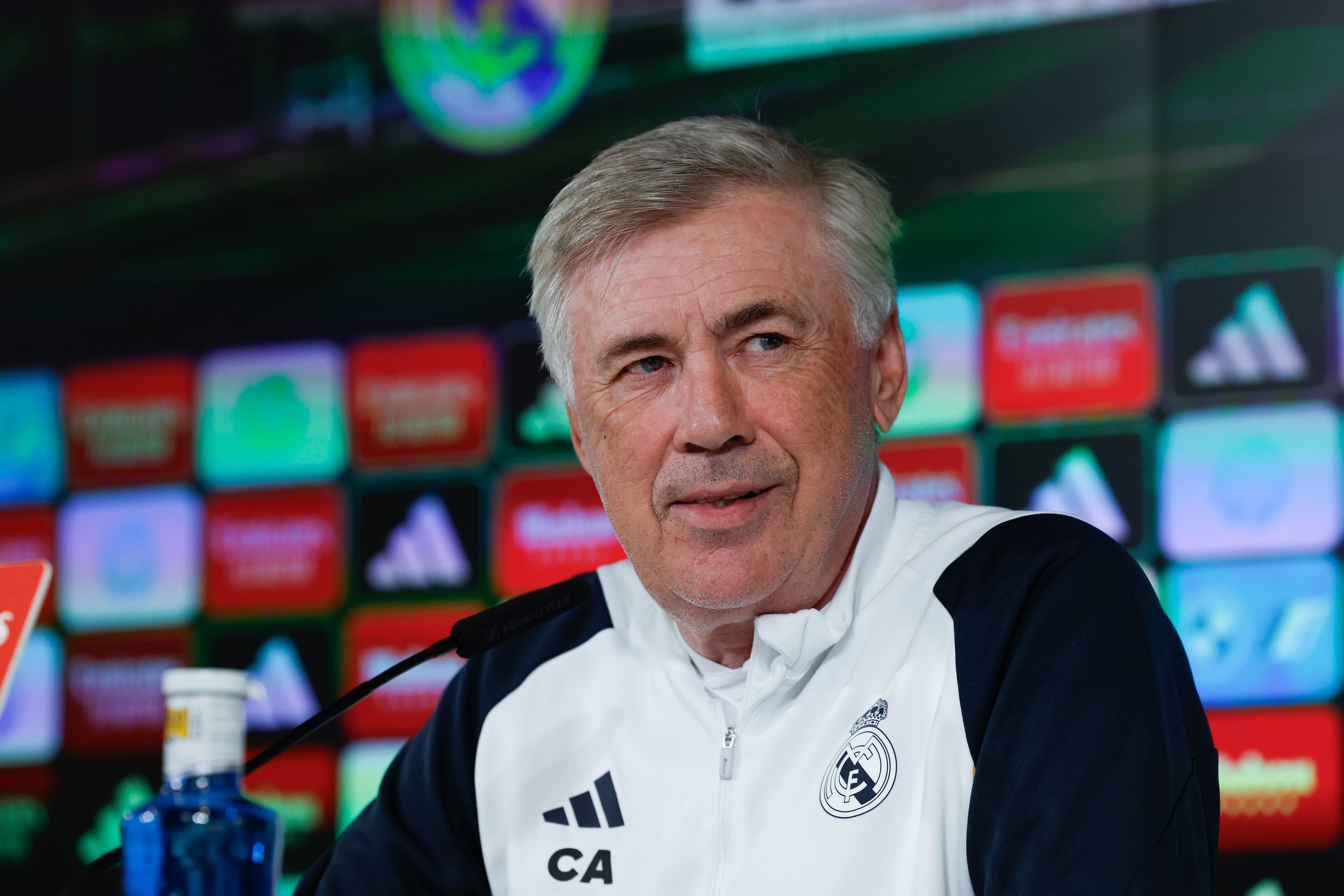 MADRID, 10/05/2024.- El entrenador del Real Madrid, Carlo Ancelotti. EFE/Zipi Aragón