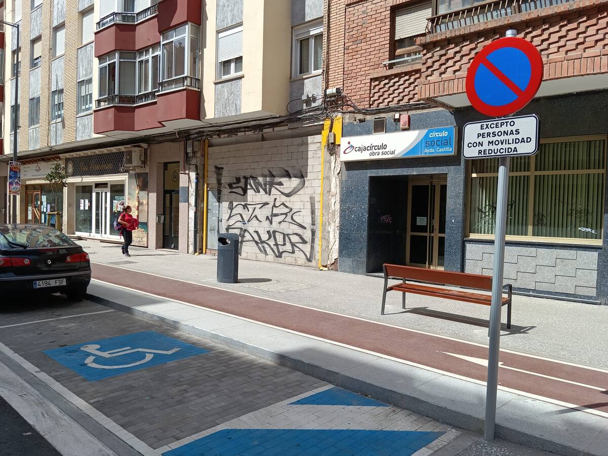 DISFAR advierte errores respecto a la accesibilidad en las obras de Avenida Castilla y Rosales