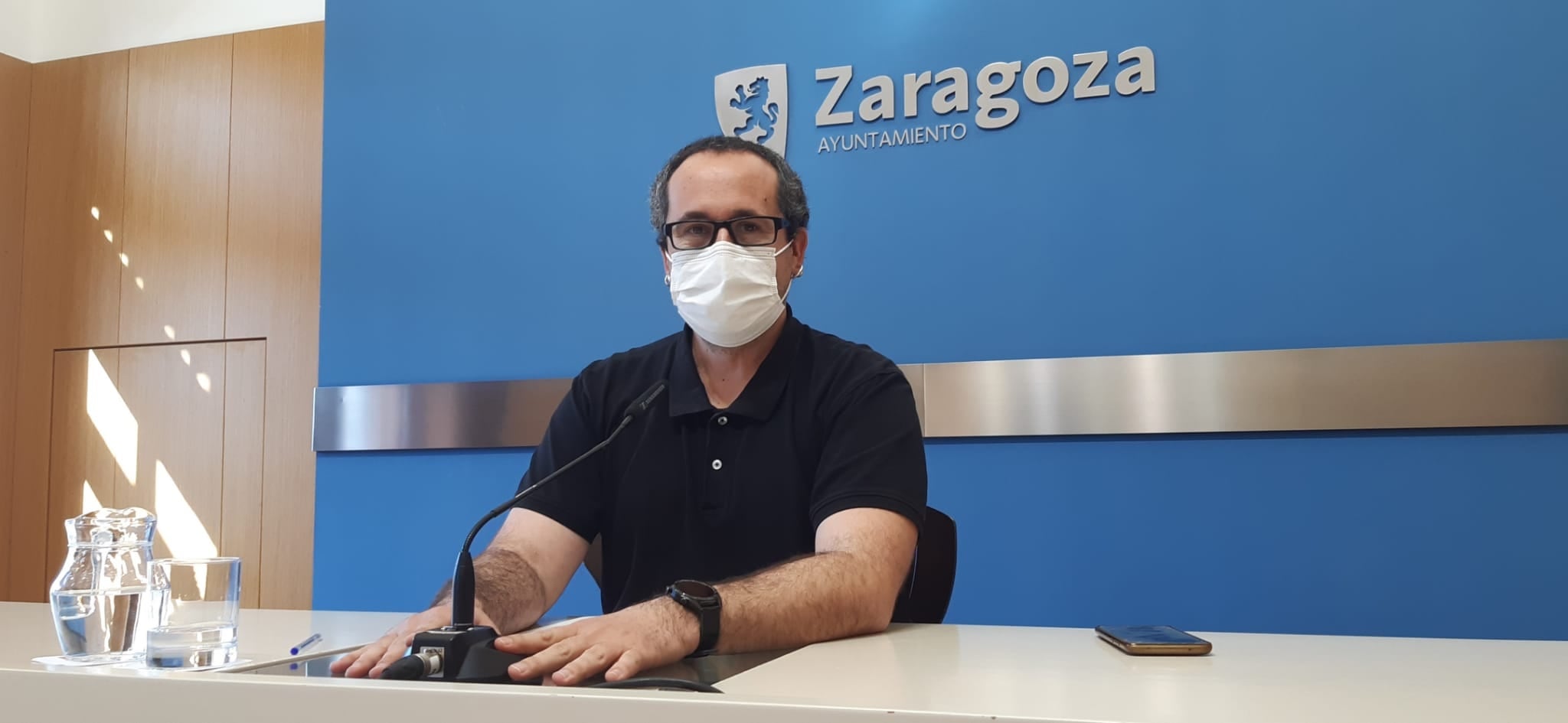 Alberto Cubero, concejal de Zaragoza en Común