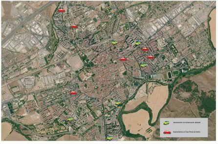 Plano del Plan municipal de aparcamientos