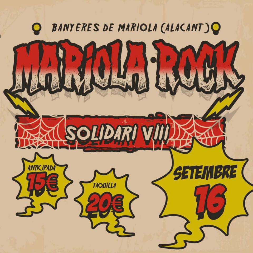 Cartel del Mariola Rock Solidari