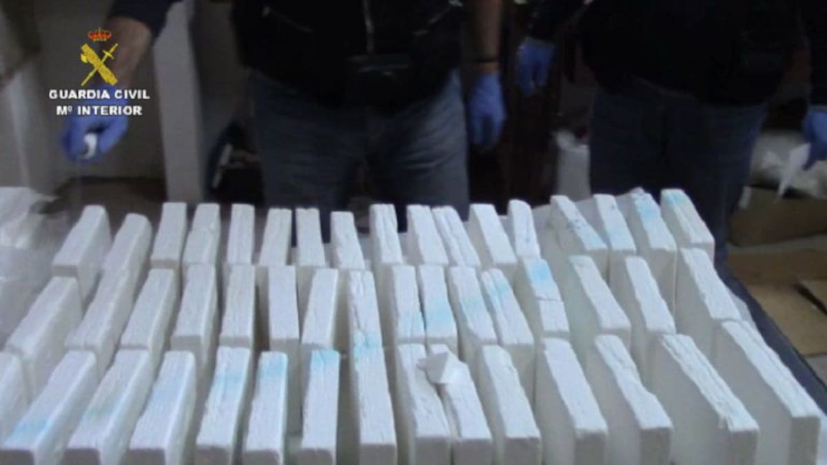 Más de cien kilos de cocaína y doce detenidos en Serra