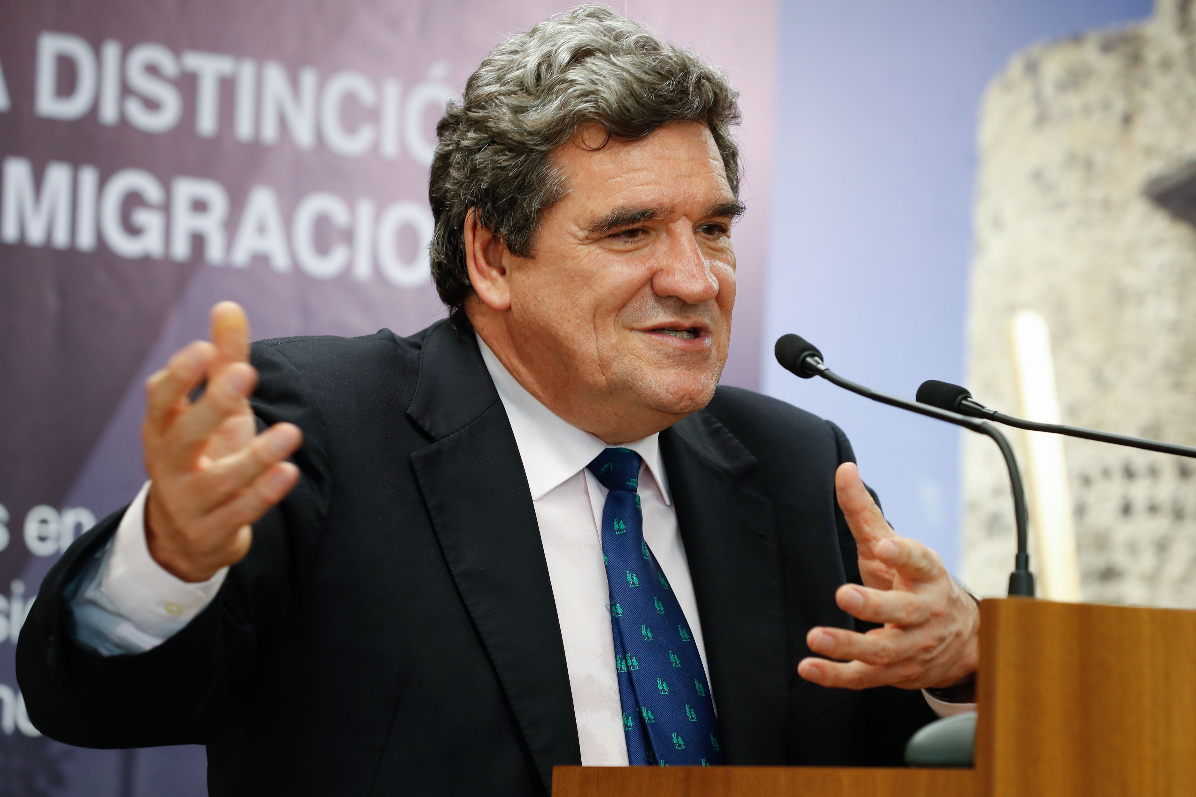 El ministro de Inclusión, Seguridad Social y Migraciones, José Luis Escrivá