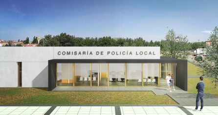 Este será el aspecto de la entrada del nuevo edificio