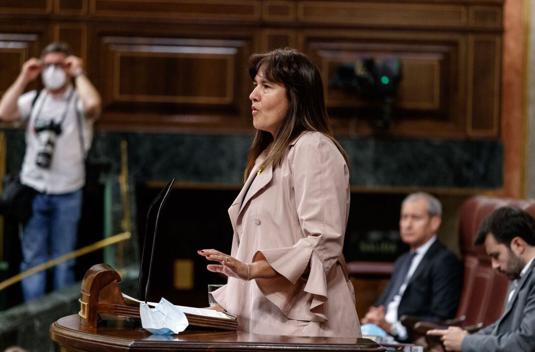 La portavoz del Grupo Junts per Catalunya en el Congreso de los Diputados, Laura Borràs.