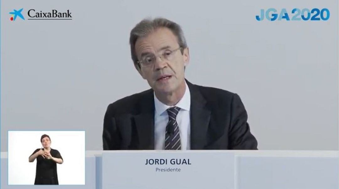 Jordi Gual, presidente de CaixaBank