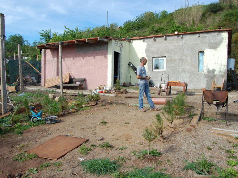 Casa il·legal a les Pedreres de Girona