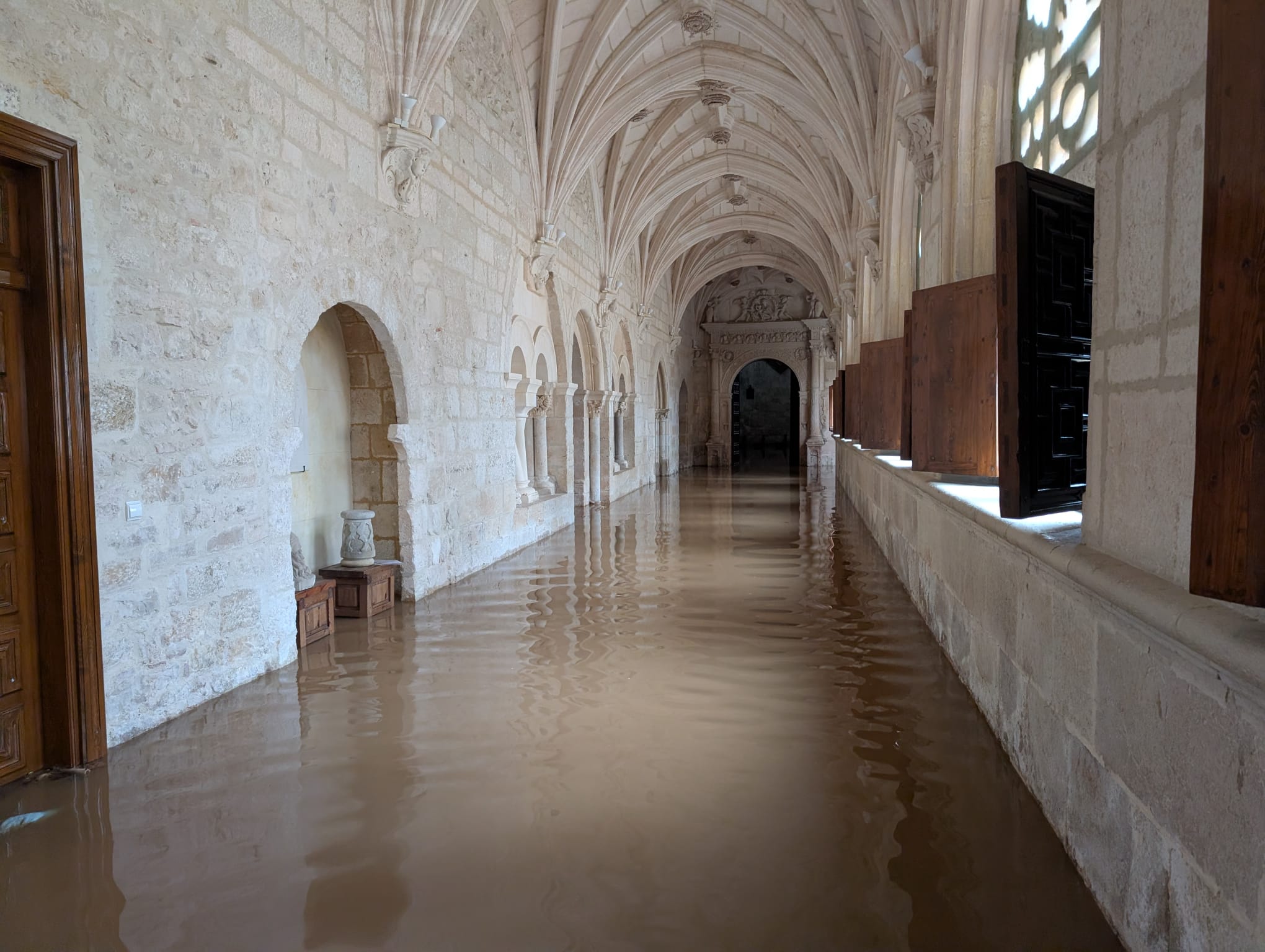 El claustro es la zona más afectada