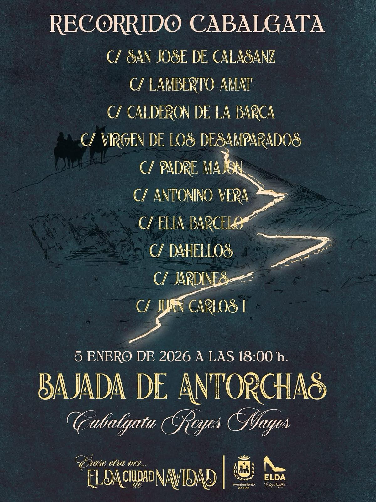 Cabalgata de Reyes de Elda 2026