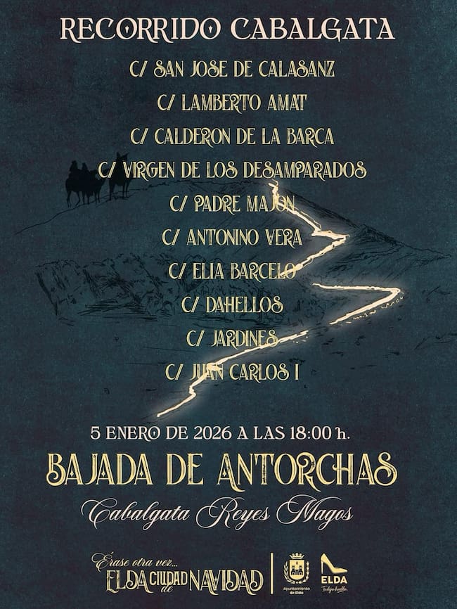 Cabalgata de Reyes de Elda 2026