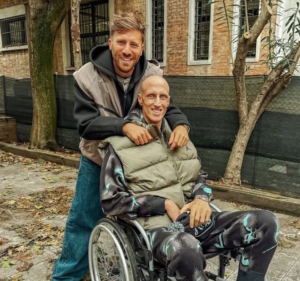 Achille Polonara, en una imagen compartida en sus redes sociales