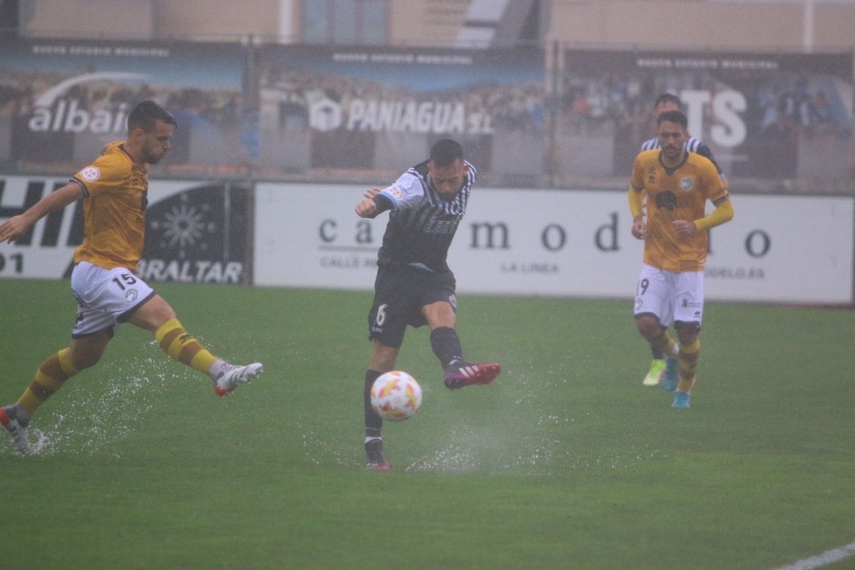 Un momento del partido