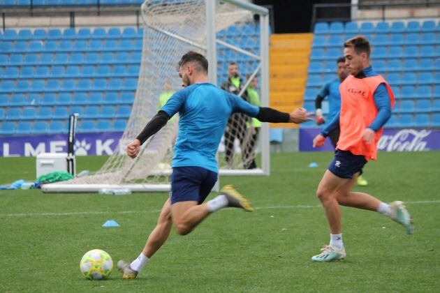 Entrenamiento del Hércules en el Rico Pérez