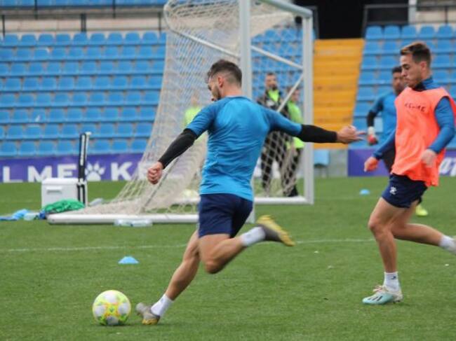 Entrenamiento del Hércules en el Rico Pérez