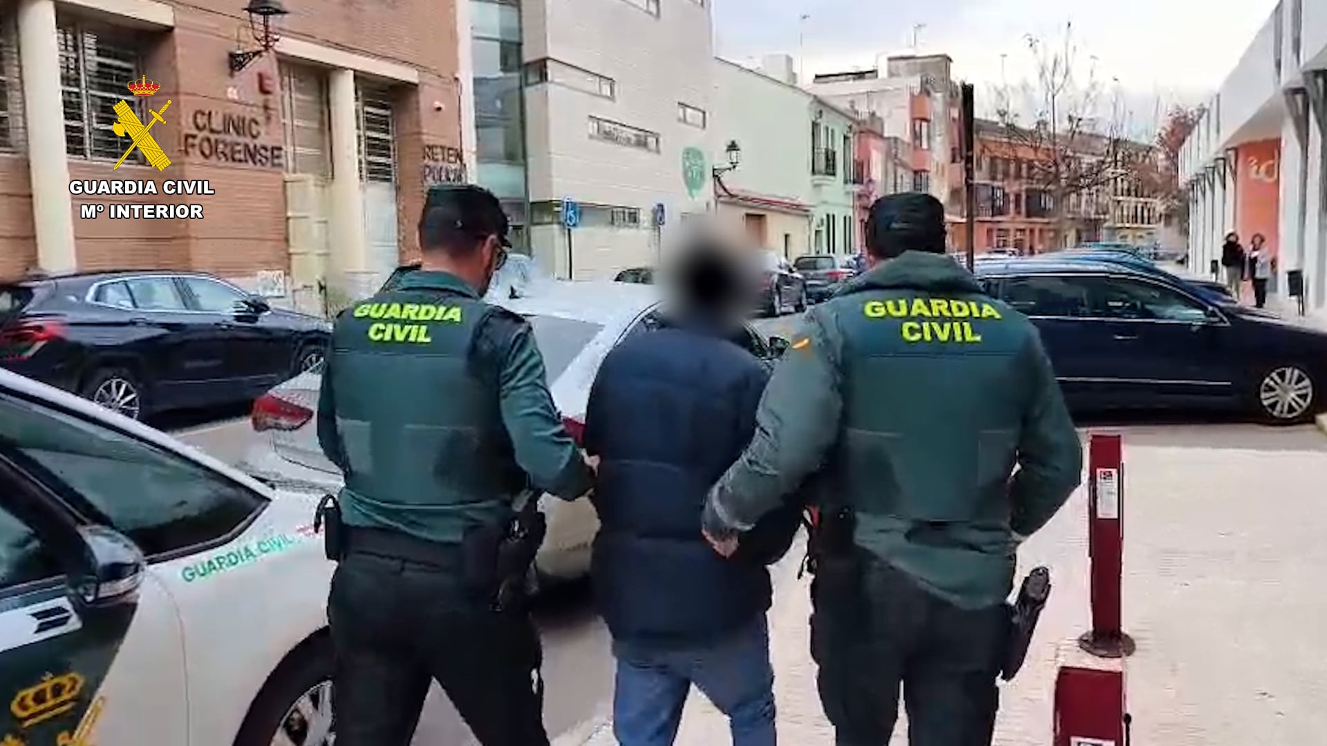 Detención por parte de la Guardia Civil. Fuente: Guardia Civil