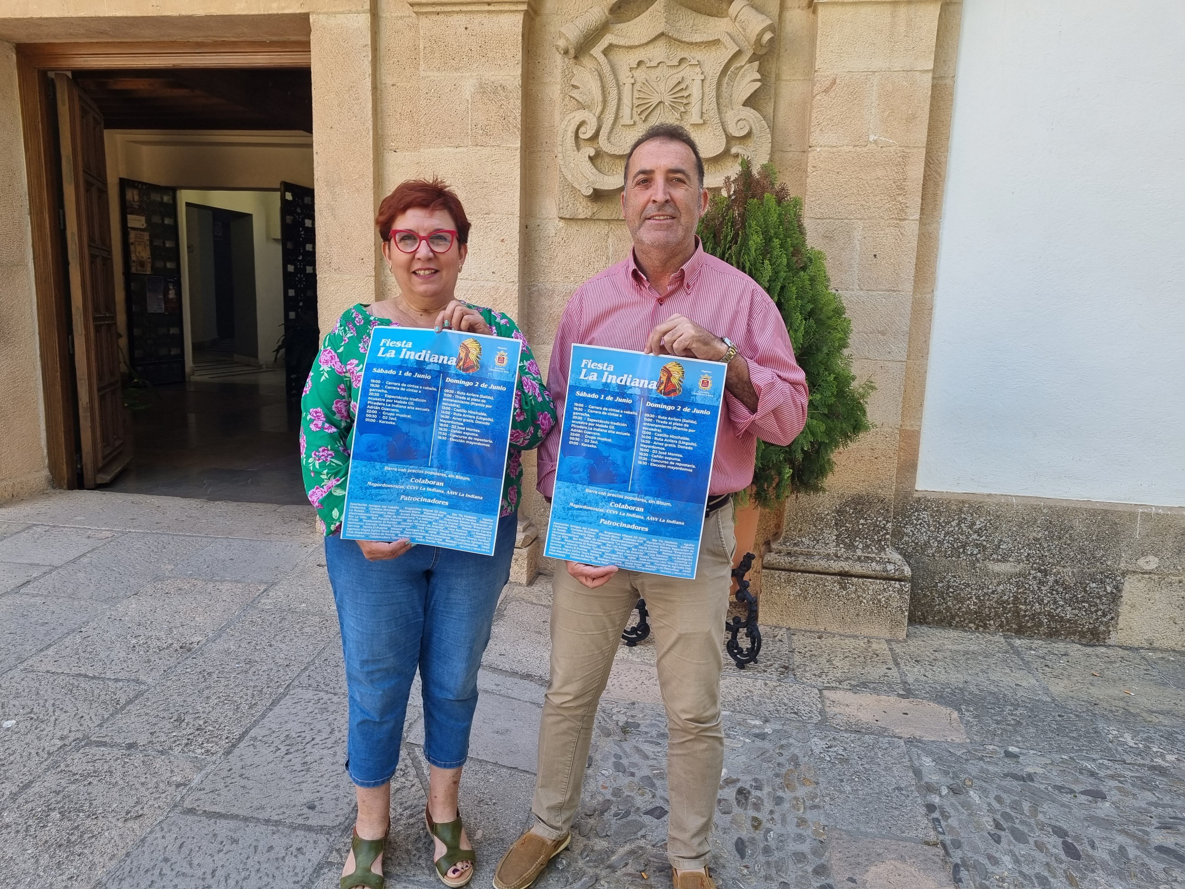 María de la Paz Orozco junto a Juan Carlos González