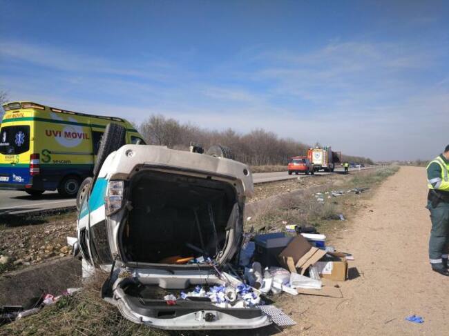 Accidente de tráfico el pasado 12 de marzo en N320 Cabanillas
