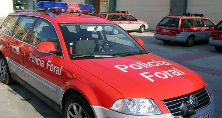 Coche de la Policía Foral de Navarra.