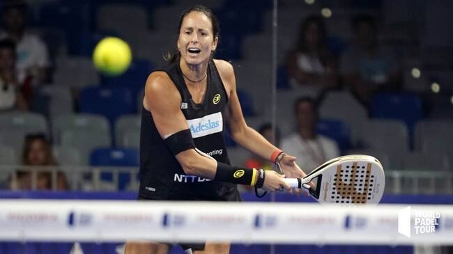 Gemma Triay ha patit de valent al primer set de l'Open de Màlaga peró ha sabut accedir a quarts de final amb la seva companya Ale Salazar.