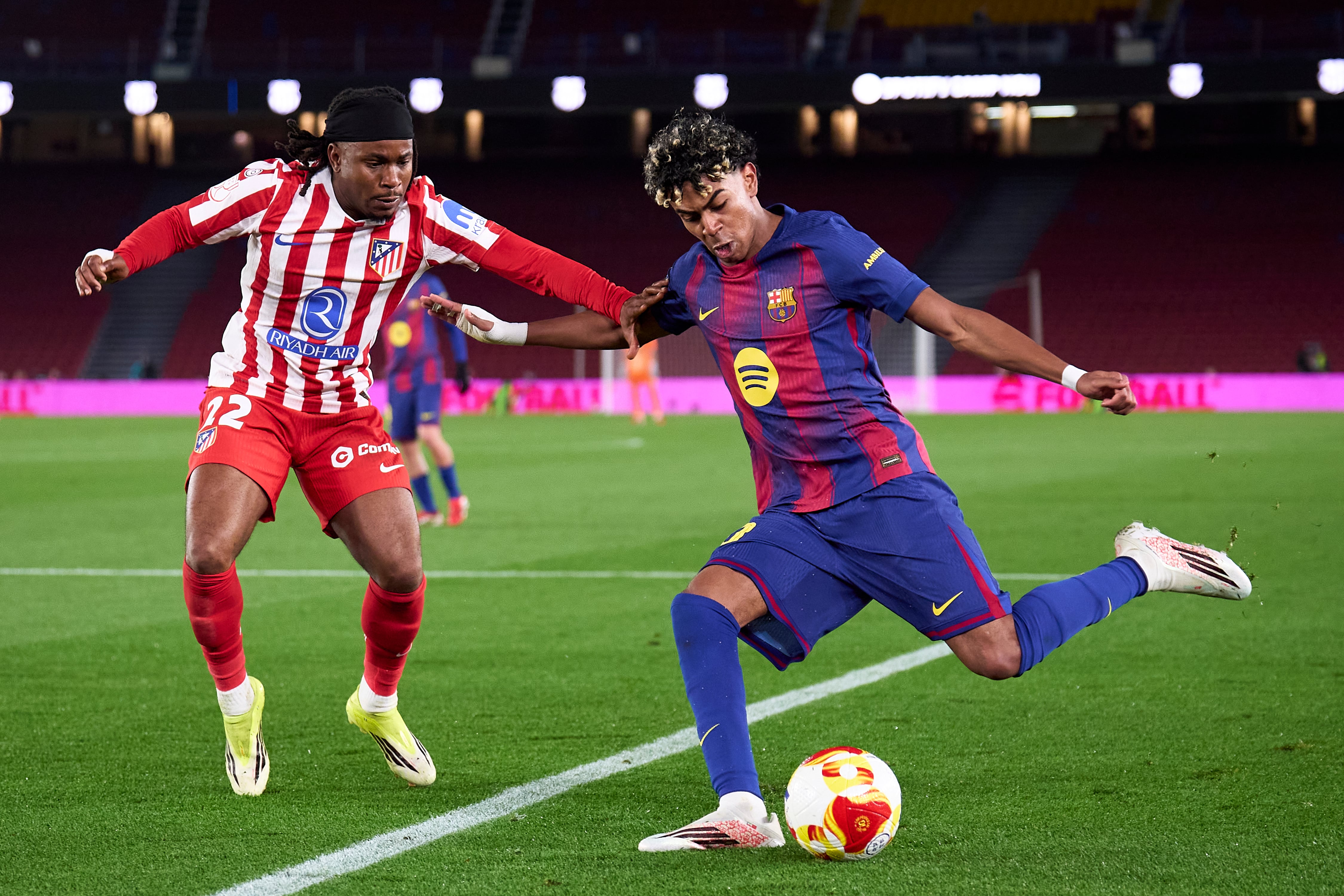 Imagen de archivo de un FC Barcelona vs Atlético de Madrid