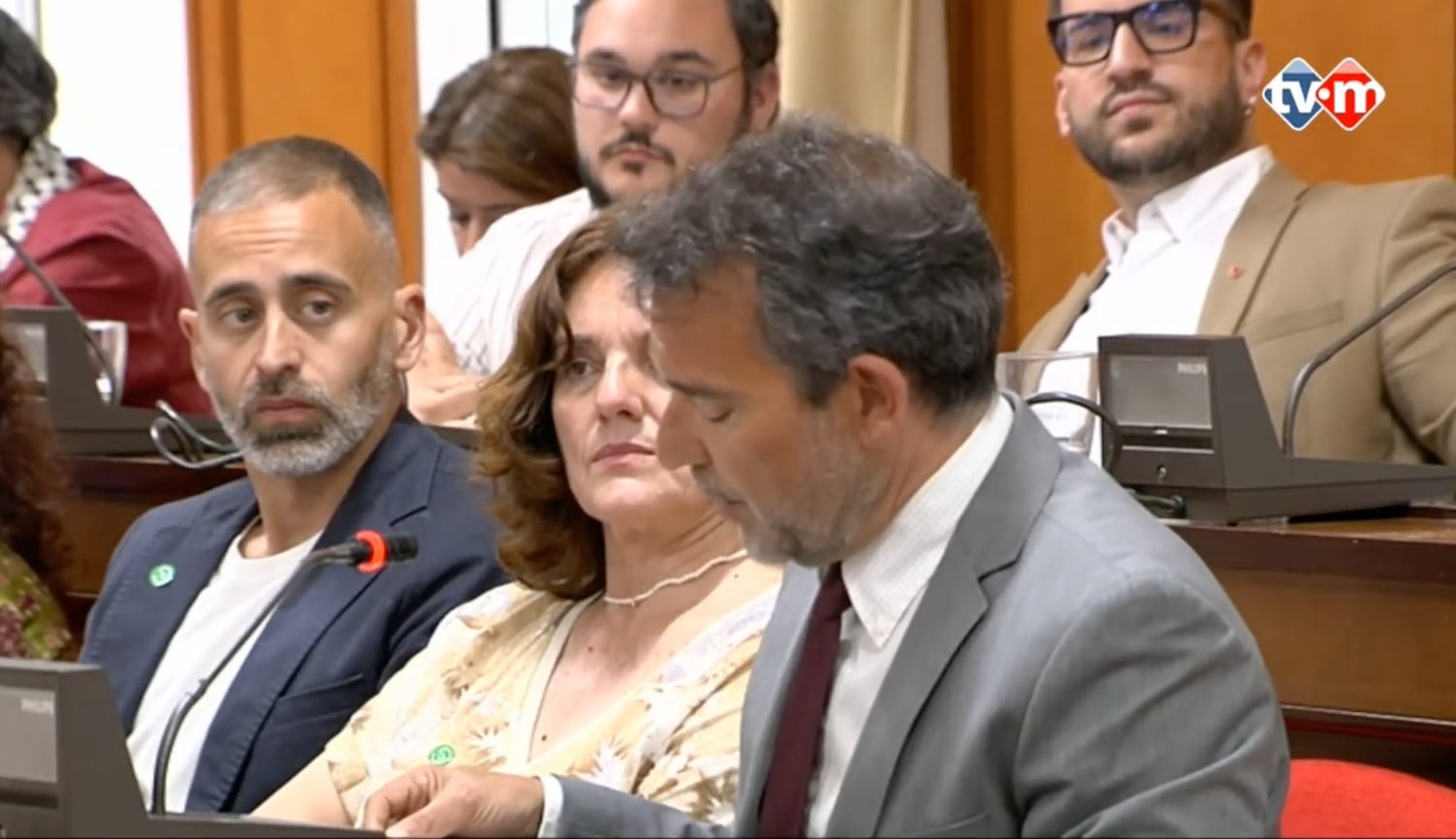 Joaquín Dobladez, concejal del psoe en el Ayuntamiento de Córdoba pregunta en el pleno por los compromisos del gobierno municipal con la Memoria Democrática