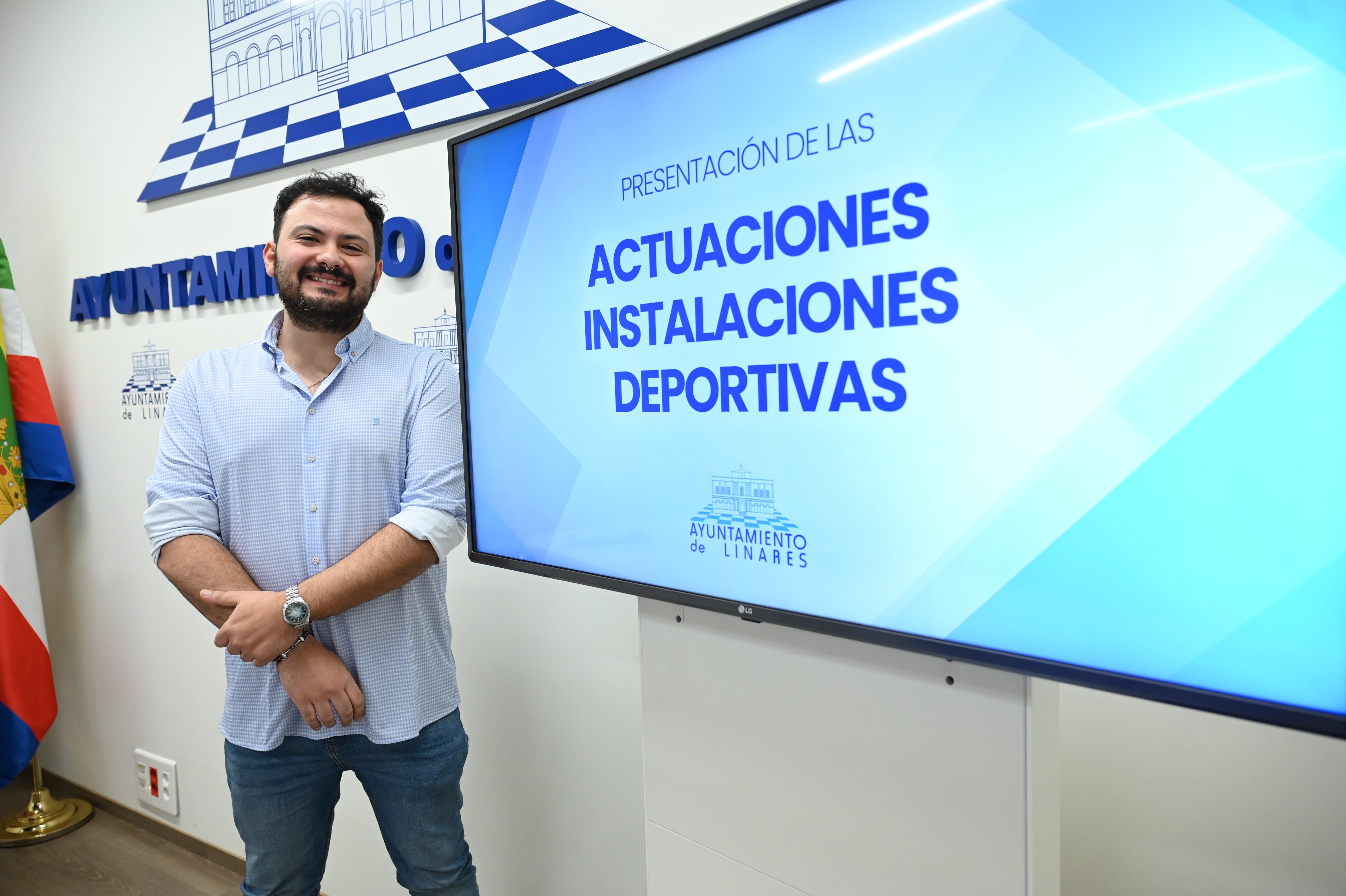 Martín de la Torre, concejal de Deportes en Linares.